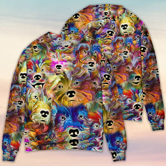 Dog Painting In My Memory Ugly Christmas Sweater, Christmas Gift, Gift Christmas 2024