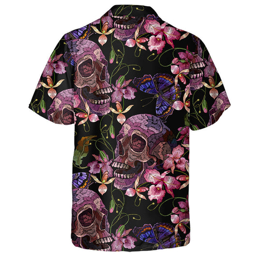 Féileacáin Cloigeann Bróidnéireachta Téama an Earraigh Agus Léine Haváís Magairlín Bándearg, Bronntanas Léine Haváíais, Bronntanas Nollag