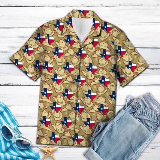 Cowboy Hat Texas Outstanding Design Hawaiian Shirt,Hawaiian Shirt Gift, Christmas Gift