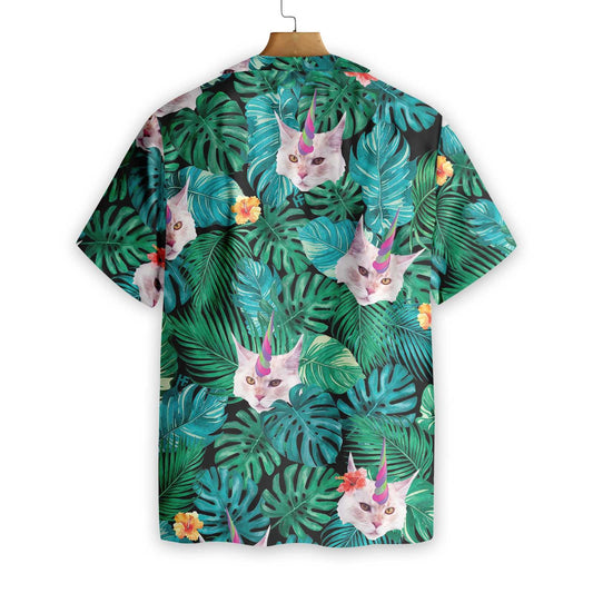 Léine Haváís Cat Unicorn Deep Jungle, Bronntanas Léine Haváise, Bronntanas Nollag