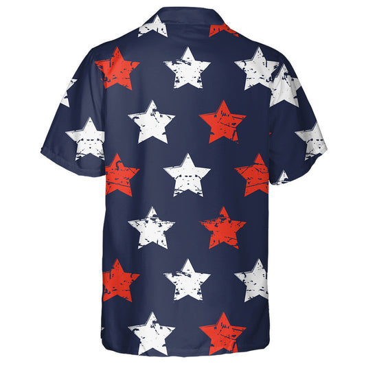 Péinteáil Láimhe Réaltaí Meiriceánacha Cúlra Gorm Dorcha Léine Haváíais, Bronntanas Léine Haváíais, Bronntanas Nollag