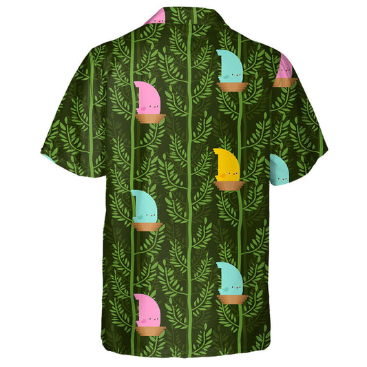 Colorful Red Cardinal Bird On Tree Background Hawaiian Shirt, Hawaiian Shirt Gift, Christmas Gift