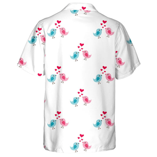 Lánúin Éan Gorm Agus Bándearg i nGrá Le Hearts Léine Haváís, Bronntanas Léine Haváís, Bronntanas Nollag