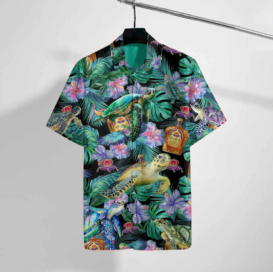 Love Wine Tropical Jungle Design Léine haváíais, haváís For Gift