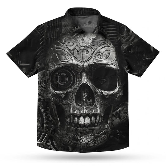 Cloigeann Dubh Meicniúil Uafásach Dearaidh Léine Haváís, Bronntanas Léine Haváíais, Bronntanas Nollag