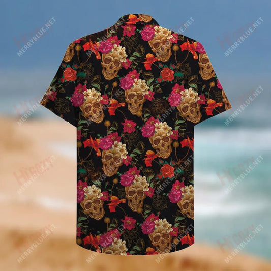 Cloigeann Siúcra Iontach Unisex Léine Haváís Aigéan Muinchille Gearr Léinte Seanré Haváíais Patrún Léine Haváís, Bronntanas Nollag