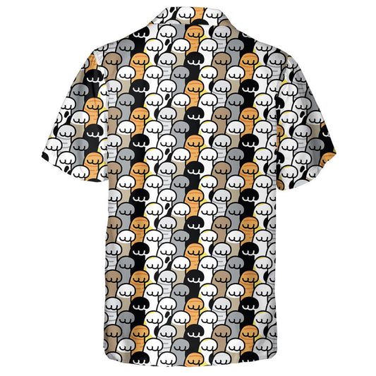 Lorg Cat Pór Peataí Cartún Doodle Léiriú Léine Haváís, Bronntanas Léine Haváíais, Bronntanas Nollag