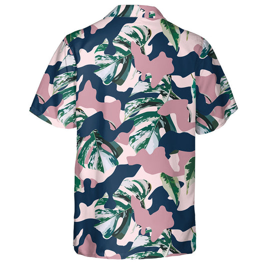 Duilleoga Marmar Glas Trópaiceacha Uiscedhath Cúlra Camó Bándearg Léine Haváís, Bronntanas Léine Haváís, Bronntanas Nollag