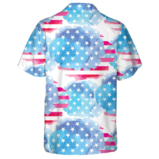 Scuab Uiscedhath Dearg Agus Gorm Patrún Bratach Mheiriceá Léine Haváís, Bronntanas Léine Haváís, Bronntanas Nollag