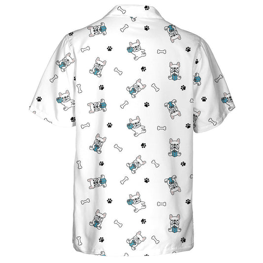 Birthday Gift Box Christmas French Bulldog Hawaiian Shirt, Hawaiian Shirt Gift, Christmas Gift
