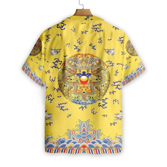 Emperor Chinese Dragons Royalty Design Hawaiian Shirt,Hawaiian Shirt Gift, Christmas Gift