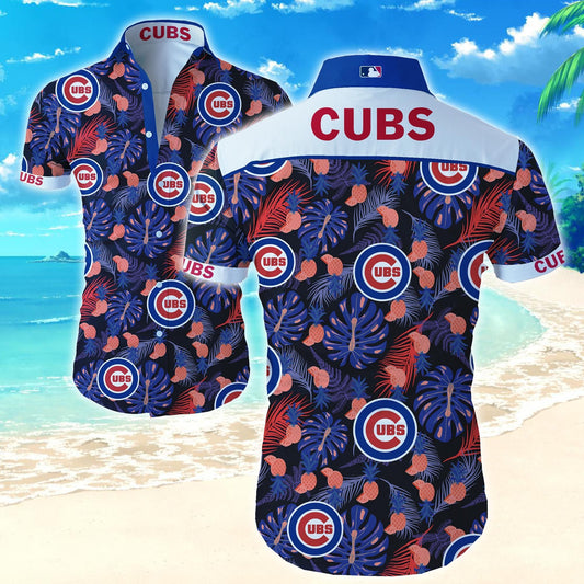 Chicago Cubs Hawaiian Shirt_Hawaiian Shirt Gift, Christmas Gift