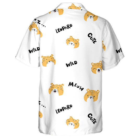 Aghaidheanna Liopard le Carachtair Éagsúla Agus Focail Éagsúla Léine Haváís, Bronntanas Léine Haváíais, Bronntanas Nollag