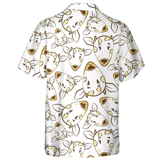 Muzzles Buí Cool Geal Bó nó Gabhar Léine Haváí, Bronntanas Léine Haváí, Bronntanas Nollag