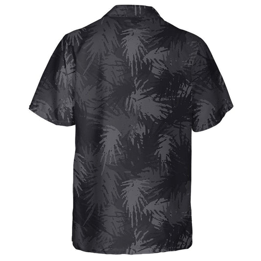 Gléasraí Snáthaidí Trópaiceacha Téama Dorcha Patrún Grunge Duaithníochta Léine Haváís, Bronntanas Léine Haváíais, Bronntanas Nollag