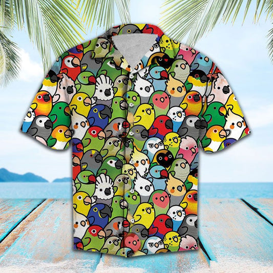 Hawaiian Shirt Classic Tea Time Late Afternoon Palm Trees Pattern, Hawaiian Shirt Gift, Christmas Gift