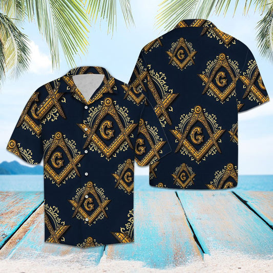 Cearnóg na Saoirseachta Agus a Chompáis ar Chúlra Dubh Léine Haváís, Bronntanas Léine Haváíais, Bronntanas Nollag