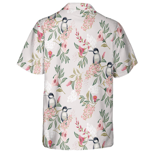 Éan Bille Fada Ina Shuí ar Chraobh na mBláth Pink Léine Haváís, Bronntanas Léine Haváíais, Bronntanas Nollag