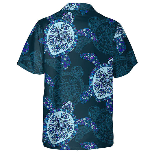 Turtar Treibhe Láimhe Tarraingthe Léine Haváís Stíl Mehendi Indiach, Bronntanas Léine Haváíais, Bronntanas Nollag