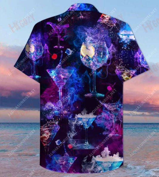 Mhanglaim iontach Unisex Léine Muinchille Gearr Aigéan Aloha Léinte Crazy Léinte haváíais d'Fhir, Léine Haváís Bronntanas Nollag