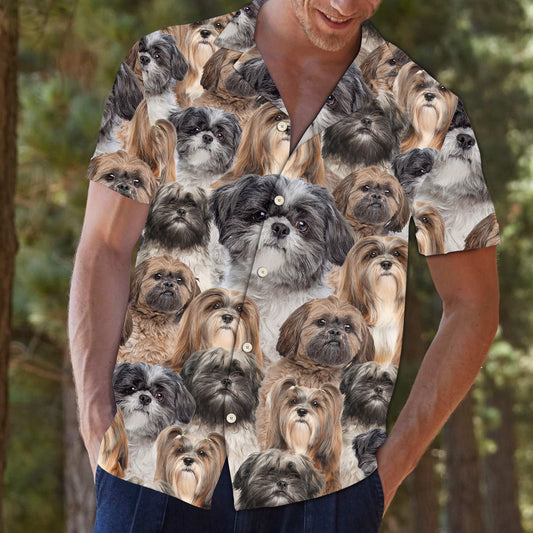 Lhasa Apso Mo Chara Is Fearr Dearadh den Scoth Léine Haváís, Bronntanas Léine Haváíais, Bronntanas Nollag