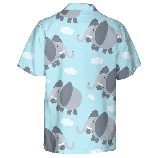 Eilifint Greannmhar Agus Sona Le Scamall Sa Spéir Léine Haváís, Bronntanas Léine Haváíais, Bronntanas Nollag