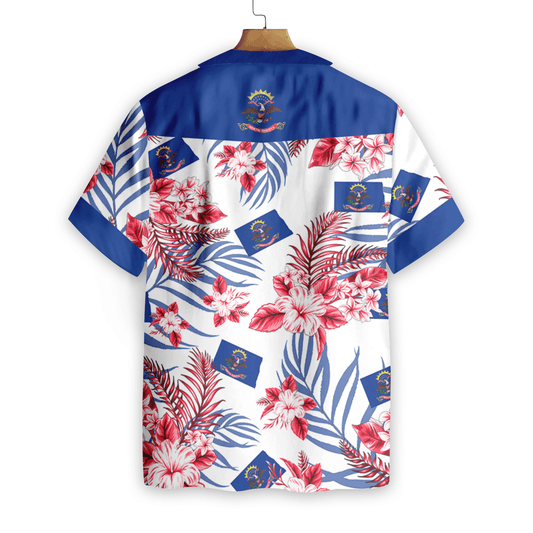 Dakota Thuaidh Bródúil as Patrún Cúlra Bán Léine Haváís, Bronntanas Léine Haváíais, Bronntanas Nollag