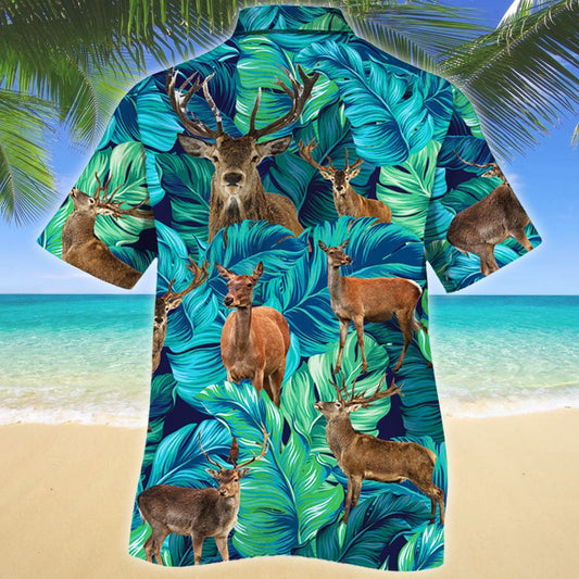 Duilleoga Trópaiceacha Uiscedhatha Achomharc Lovers Fia Dear Léine Haváí, Bronntanas Léine Haváís, Bronntanas Nollag