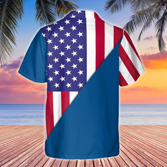 Excellent Design Hawaiian Shirt United States Air Force American Eagle, Hawaiian Shirt Gift, Christmas Gift