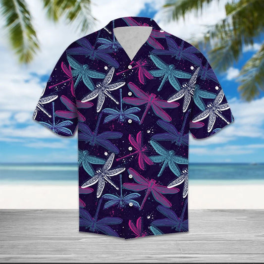 Dragon Gorm Agus Corcra ag Eitilt i Réaltra Sky Léine Haváís, Bronntanas Léine Haváíais, Bronntanas Nollag