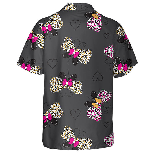 Pretty Theme Mystical Butterfly And Bow Tie Hawaiian Shirt, Hawaiian Shirt Gift, Christmas Gift