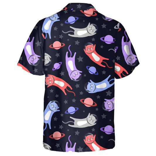 Cait Chartúin spásairí ag eitilt i measc pláinéid agus réalta Léine haváí, bronntanas Léine haváíais, bronntanas Nollag