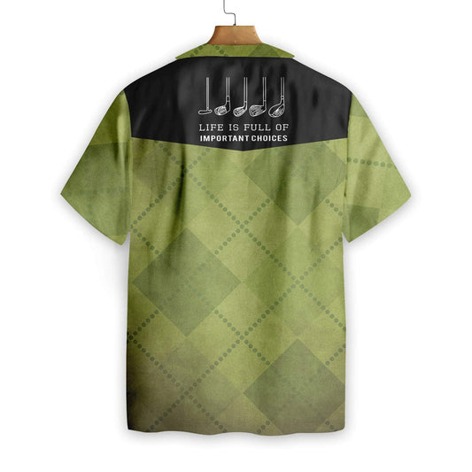 Dearadh Gailf Tá Saol Léine Haváís Lán de Roghanna Tábhachtacha, Bronntanas Léine Haváíais, Bronntanas Nollag