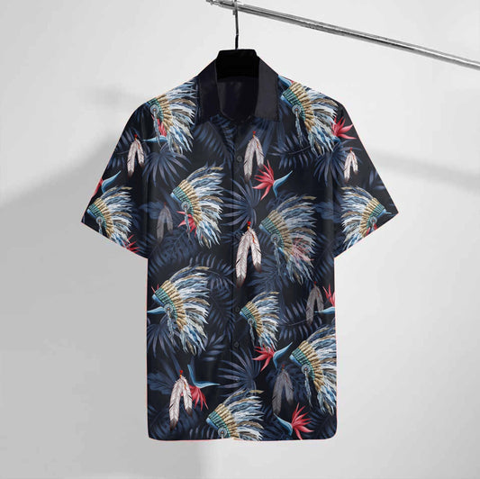 Dark Jungle Dearadh Trópaiceach Dúchasach Léine Haváí, Bronntanas Léine Haváís, Bronntanas Nollag