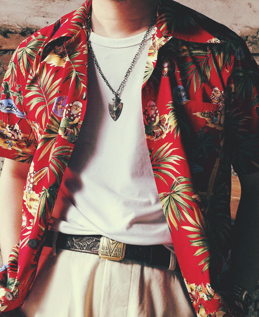 Daidí na Nollag Ag Léine Priontála Trá Haváís, Haváí Nollag, Bronntanas Tléine Hawai