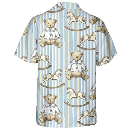 Toys Bears And Horses In Vintage Style Hawaiian Shirt, Hawaiian Shirt Gift, Christmas Gift