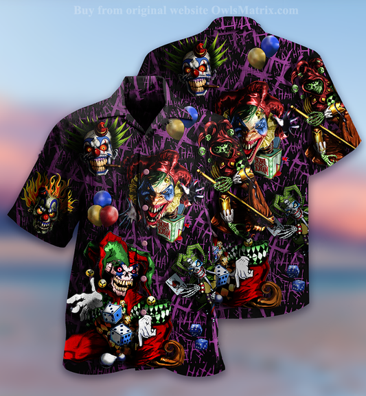 Clown Smile Style - Hawaiian Shirt, Hwaiian For Gift