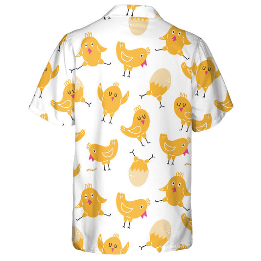 Leanbh Buí Shona Sicín gleoite i Staideanna Éagsúla Léine Haváís, Bronntanas Léine Haváís, Bronntanas Nollag