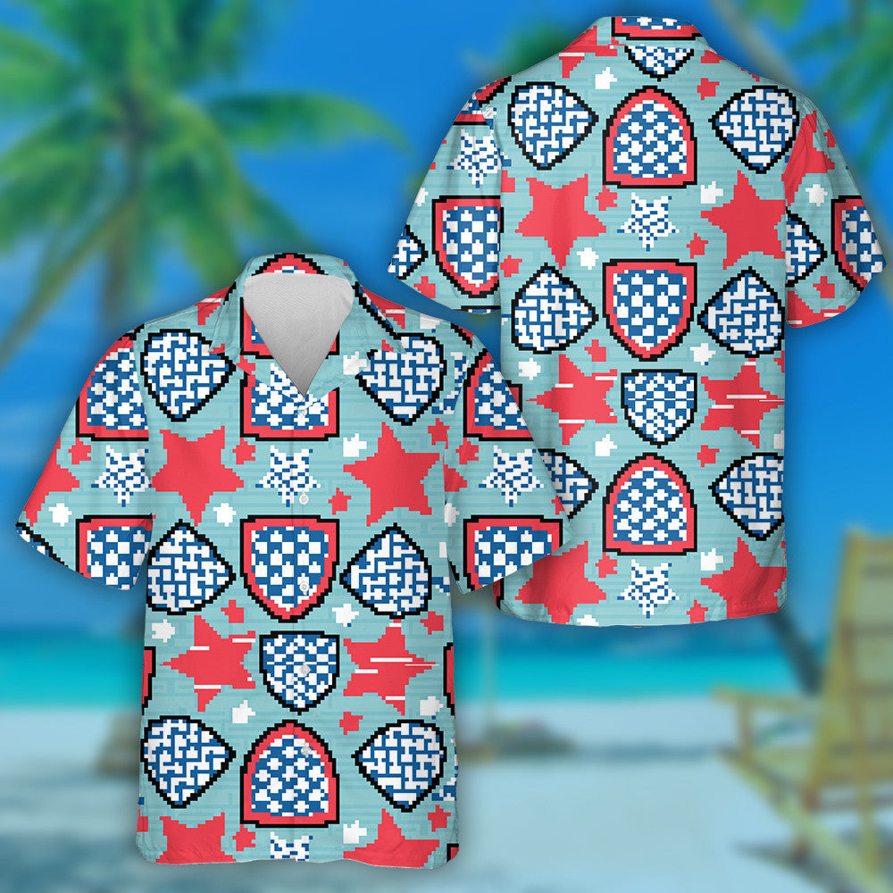 Patrún Stiallacha Agus Réaltaí ar Sciathanna Bróidnéireachta Agus Réaltaí Léine Haváís, Bronntanas Léine Haváíais, Bronntanas Nollag