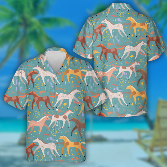 Capaill Reatha Teibí Léine Haváíach Tarraingthe le Láimhe Maol, Bronntanas Léine Haváíais, Bronntanas Nollag