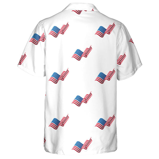 Cool Ideas Waving Flag Of American Pattern Hawaiian Shirt, Hawaiian Shirt Gift, Christmas Gift