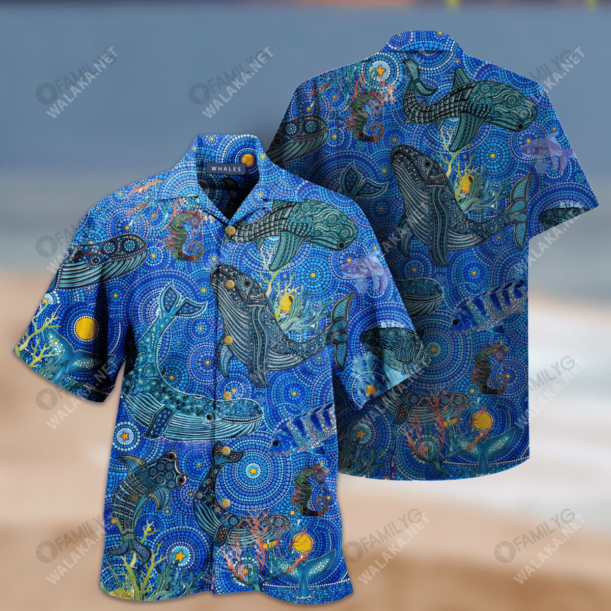 Amazing Whale Unisex Hawaiian Shirt, Hawaiian Shirt Gift, Christmas Gift
