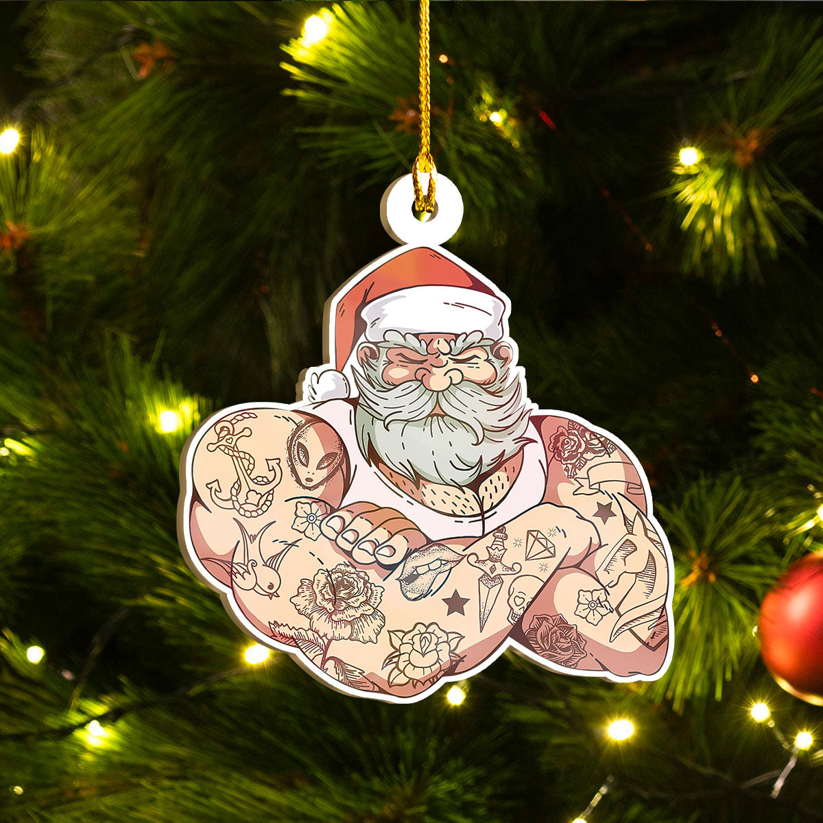 Seit Greannmhar Droch-Daidí na Nollag As 8 & 4, Seit Ornáide Daidí Salach, Smaoineamh Bronntanais Ornáide Nollag Greannmhar