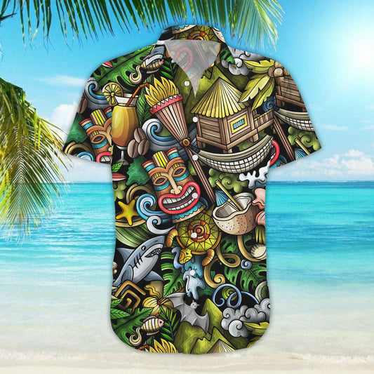 Léine Haváís Tiki - Cultúr Haváí Gan uaim Haváí Léine Haváí - Bronntanais ar Théamaí Trá, Bronntanas Léine Haváís, Bronntanas Nollag