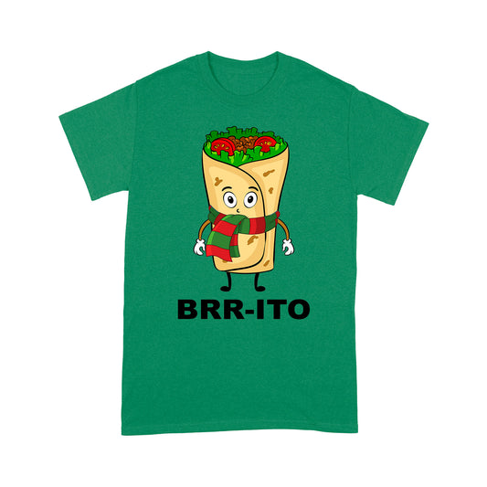 Bronntanas Burrito Nollag Fuar Greannmhar Brr-ito. Té Shirt Bronntanas Nollag