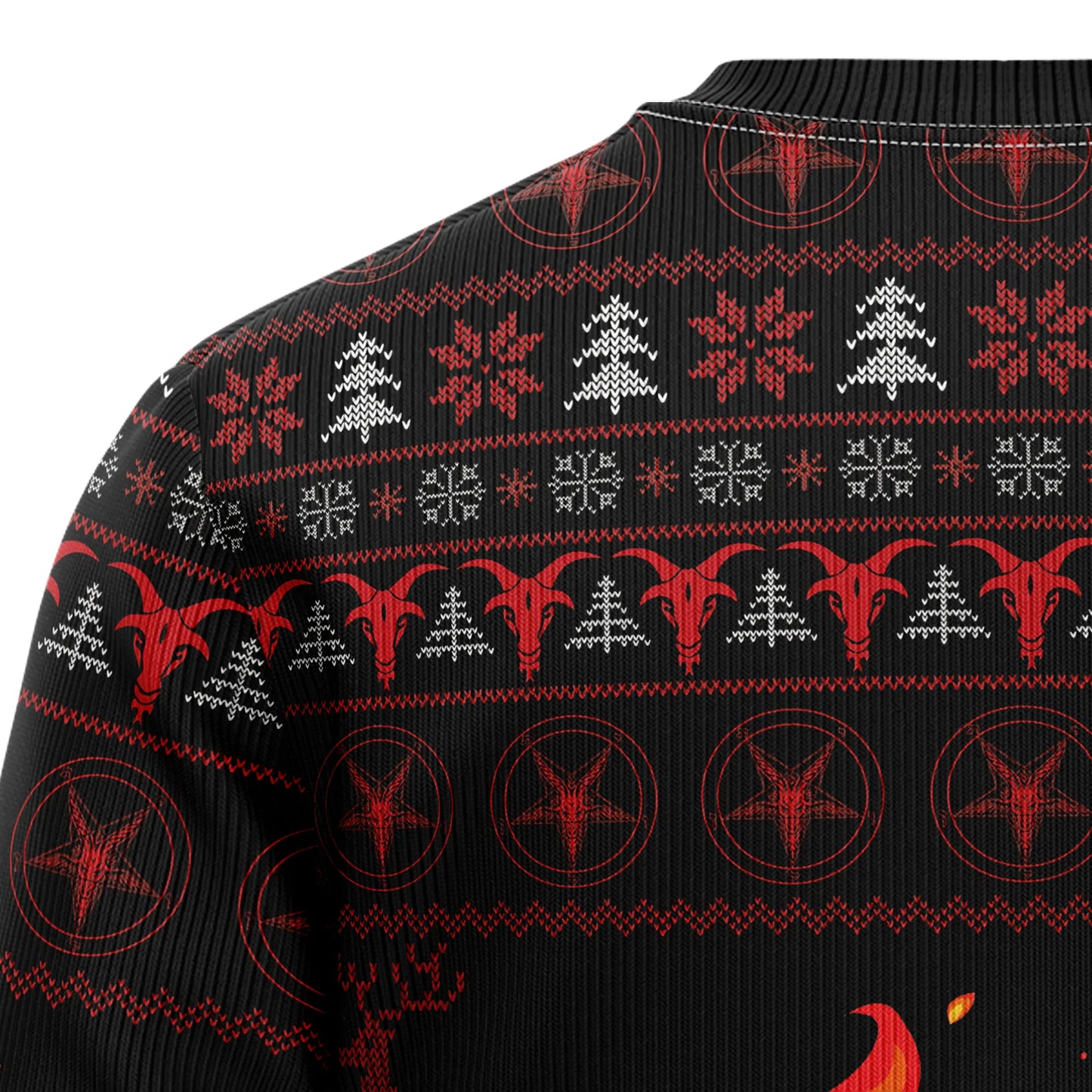 Shátan Clás Nollaig Shona Dhuit Geansaí Nollag Sátanach Gránna, Bronntanas Nollag,Bronntanas Nollag 2024