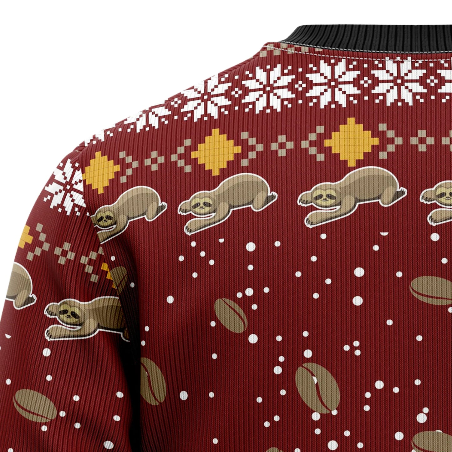 Sloth Coffee Ugly Christmas Sweater, Christmas Gift,Gift Christmas 2024