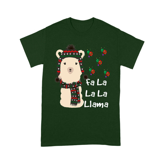 Feisteas Greannmhar Nollag Do Lovers Láma - Fa La La Llama. Bronntanas Léine Tí Don Nollaig
