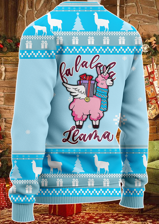 Pink Llama Nollag 2024 geansaí cniotáilte, geansaí Nollag gránna, bronntanas Nollag, bronntanas Nollag 2024