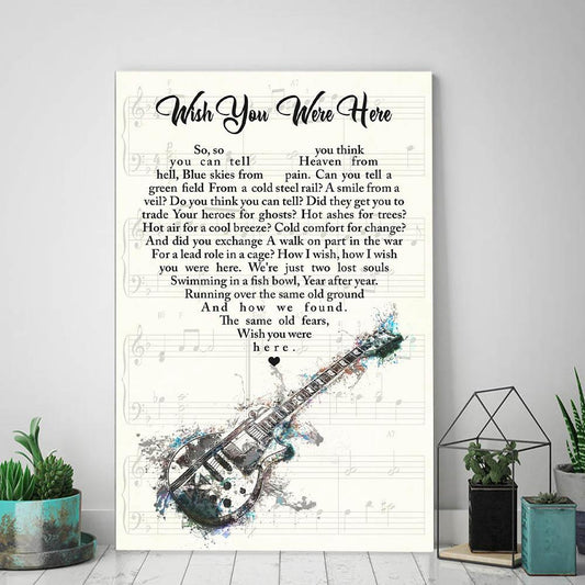 Wish You Were Here – So, so you think you can tell, Heaven from hell, Wall-art Canvas